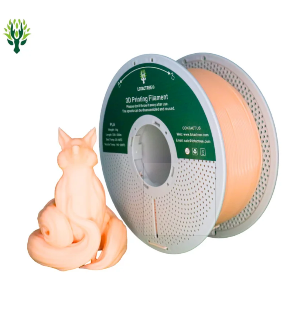 PLA Fleshcolor - Diâmetro 1,75mm Bobine 1kg - Lotactree