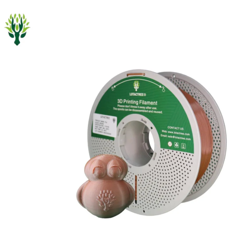 PLA Brown - Diâmetro 1,75mm Bobine 1kg - Lotactree