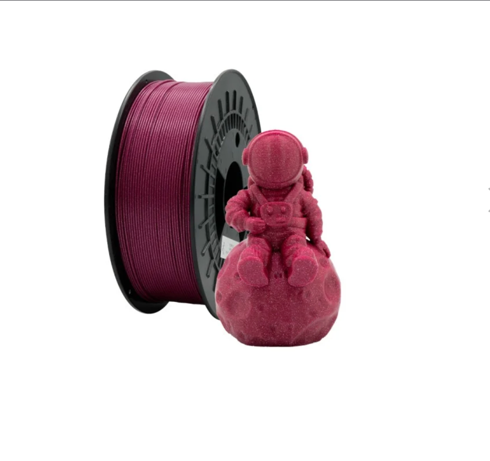 PLA GLITTER Purple - Diâmetro 1,75mm Bobine 1kg - Filament 3D