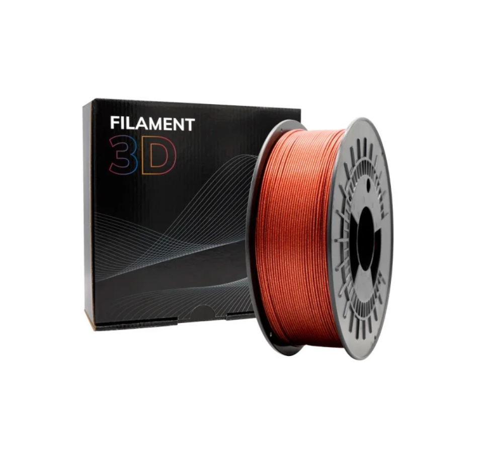 PLA GLITTER Red - Diâmetro 1,75mm Bobine 1kg - Filament 3D