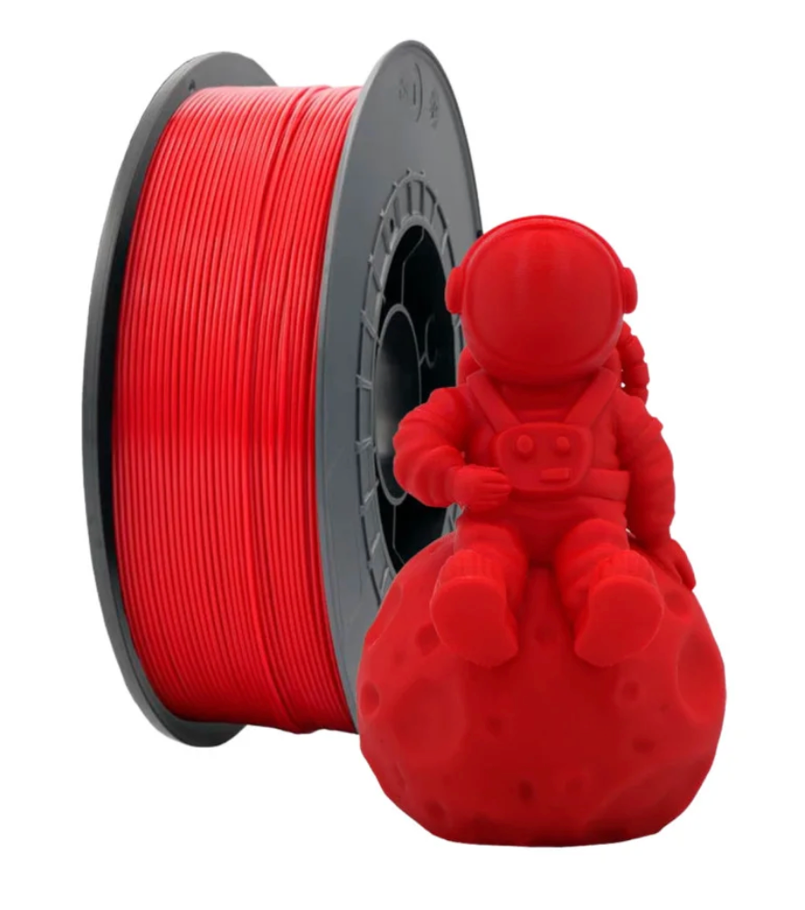 PLA Red - Diâmetro 1,75mm Bobine 1kg - Filament 3D