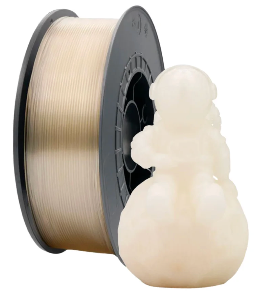 PLA Transparent - Diâmetro 1,75mm Bobine 1kg - Filament 3D