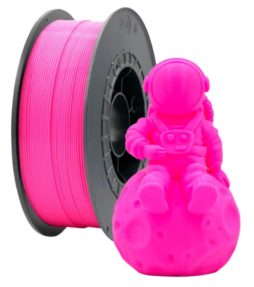 PLA Fluor Pink - Diâmetro 1,75mm Bobine 1kg - Filament 3D