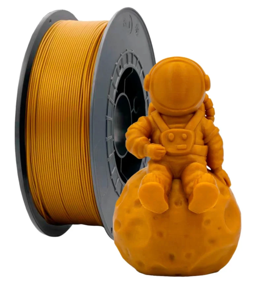 PLA Gold - Diâmetro 1,75mm Bobine 1kg - Filament 3D
