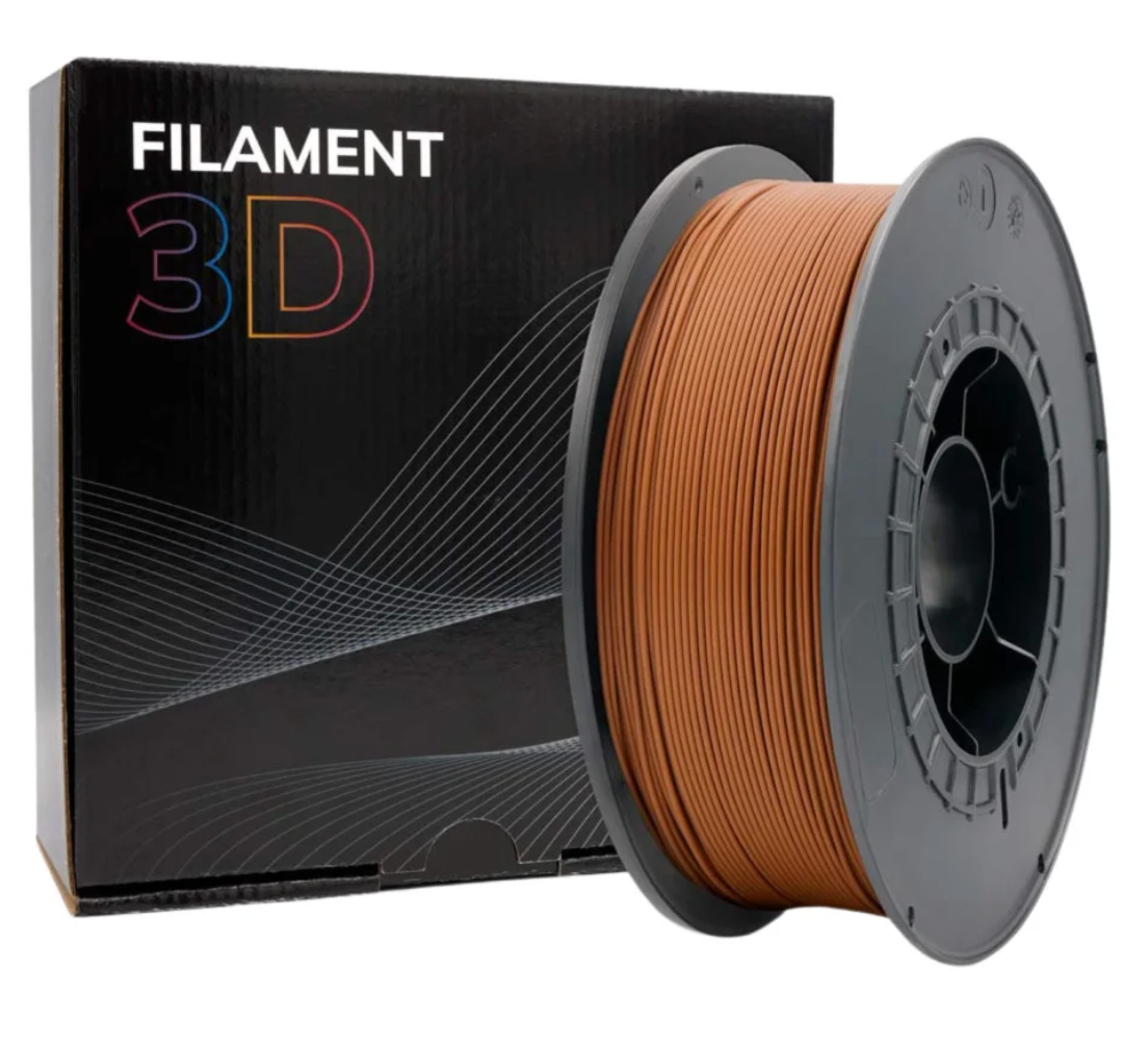 PLA Brown - Diâmetro 1,75mm Bobine 1kg - Filament 3D