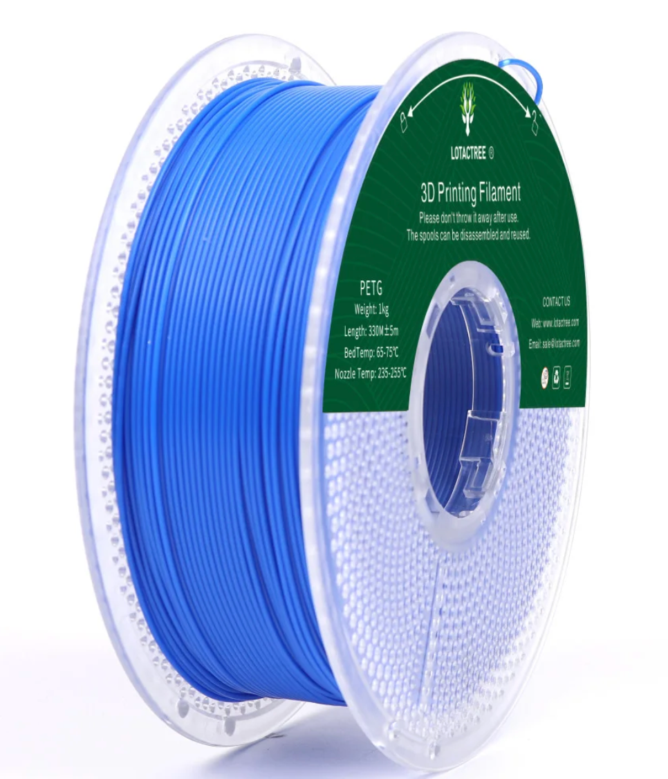 PETG Blue - Diâmetro 1,75mm Bobine 1kg - Lotactree